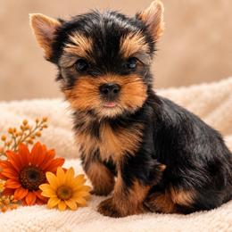 Autumn - Black and tan female Yorkshire Terrier puppy in Bowling Green, Kentucky from Lil Country Gems Yorkies