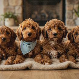 Cavapoochon puppies from Timshell Farm: Specialty Crossbreed Puppies