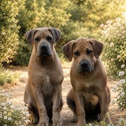 AKENO - Red female Boerboel puppy in Pennsylvania from Cold River Boerboels