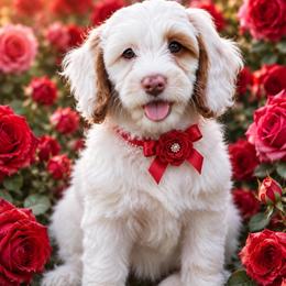 Summer - Chalk female Australian Labradoodle puppy in Fontana, California from Glory Labradoodle’s