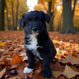 Charleston - Black & white male Australian Shepherd puppy in Statesville, North Carolina from Charming Australian Shepherds