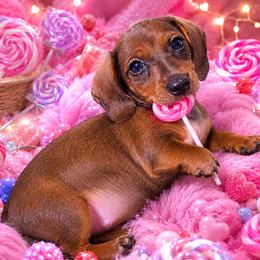 Sophie -AKC Pet Only - Wild boar female Dachshund puppy in Proctor, Montana from Blue Star Dachshunds