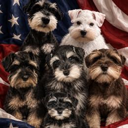 Miniature Schnauzer puppies from Felicia Hensel