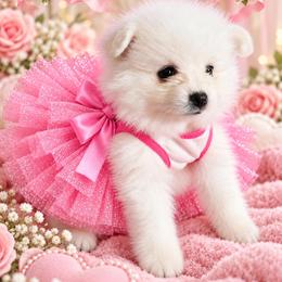 Vanessa - White female Pomeranian puppy in St. Louis, Missouri from Saint Louis Pomeranian babies