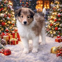 Dancer - Sable and white male Collie puppy in Carencro, Louisiana from Cajun Bayou's Collies LLC