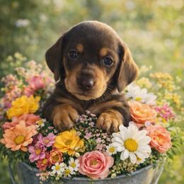 Princess Ellie - Chocolate and tan female Dachshund puppy in El Cajon, California from Lisa Buxton