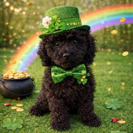 Pearl - Phantom female Goldendoodle puppy in Warrensburg, Missouri from Supreme Doodles