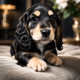Daisy - Black and cream female Dachshund puppy in Mesa, Arizona from Dach Army LLC