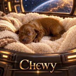 Chewy - Apricot male Cavapoo puppy in Thorndale, Texas from Hattie’s Texas Cavapoos