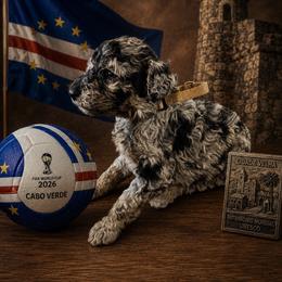 Cabo Verde - Merle male Goldendoodle puppy in Houston, Texas from Were The Mack'Doodles
