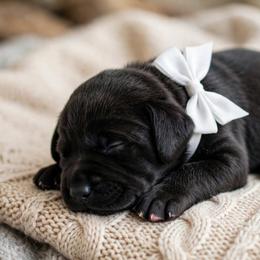 Zara - Black female Labrador Retriever puppy in Peru, Indiana from Harvest Moon Farms - Indiana English Cream Golden Retreivers
