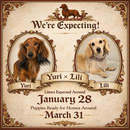 Dachshund puppies from Haus Ernand Dachshunds