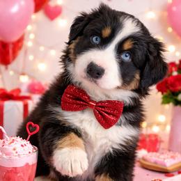 Ophelia - Black tri-color female Australian Shepherd puppy in Garland, Maine from MilkyWay Aussies with Tails