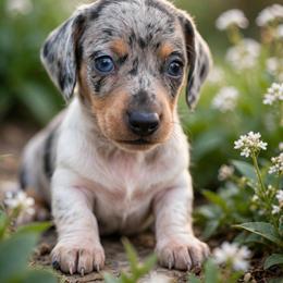 Bravo - Dapple male Dachshund puppy in Mesquite, Texas from 208 Dox Dynasty