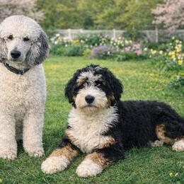 Bernedoodle puppies from Falcon Ridge Doodles