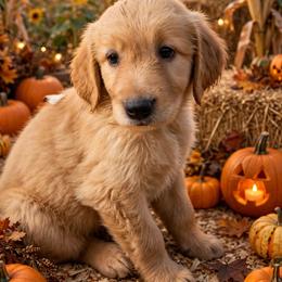 Bacon - Dark golden male Golden Retriever puppy in Forest Lake, Minnesota from Northern Lights Goldens