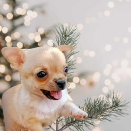 Lil Bambi - Fawn male Chihuahua puppy in Weatherford, Texas from Small and Mighty Chihuahuas