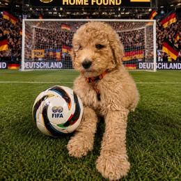 Germany - Apricot male Goldendoodle puppy in Houston, Texas from Were The Mack'Doodles