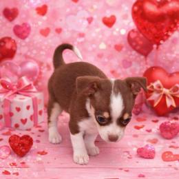 Mocha - Chocolate and white female Chihuahua puppy in Drumright, Oklahoma from Fancy Pants Chihuahua’s