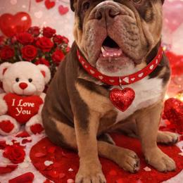 Whisky - Chocolate tri-color male Bulldog puppy in Denison, Texas from The Barking Lot
