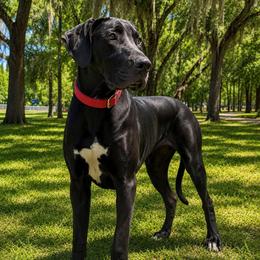 Chili - Black female Great Dane puppy in Brooksville, Florida from Follow My Lead Great Danes