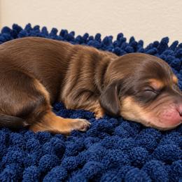 Hot Cocoa - Chocolate and cream male Dachshund puppy in Bullard, Texas from Daschund Pups