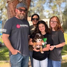 Dakota (Mila) - Red tri-color female Australian Shepherd puppy in Ramona, California from Blue Moon Aussies
