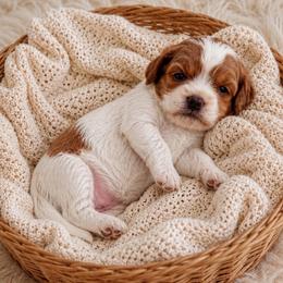 Aspen - Blenheim female Cavapoo puppy in Salt Lake City, Utah from SunnySide Mini Doodles