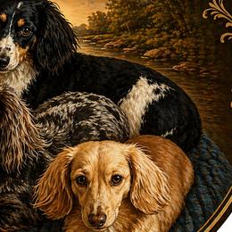 Dachshunds from hHamilton Creek long haired mini dachshunds