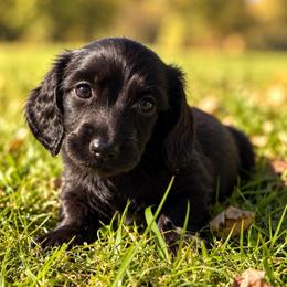 Bill - Black male Dachshund puppy in Greenup, Kentucky from Tygart Creek Dachshunds