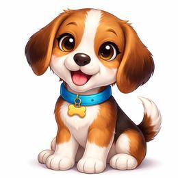 Flint - Black tan and white male Beagle puppy in Jerome, Missouri from Beam's Beagles