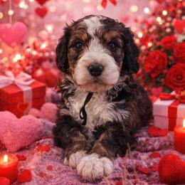 Appalachian - Sable male Bernedoodle puppy in Fort Meade, Florida from Baldwin Dood Ranch