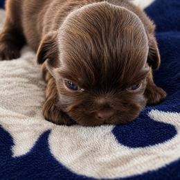 Fireworks - Chocolate female Shih Tzu puppy in Winston Salem, North Carolina from Jay&Ray Shih Tzu’s