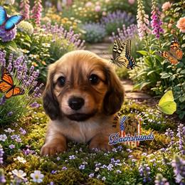 AFDs Millie - Cream female Dachshund puppy in Waverly, Ohio from Always Faithful Dachshunds