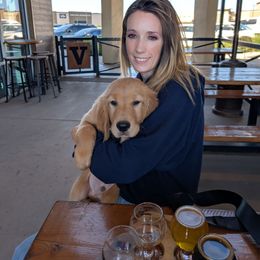 Orange - Dark golden male Golden Retriever puppy in San Tan Valley, Arizona from Top Gun Golden Retrievers