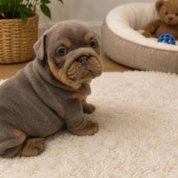 Pancake - Lilac tri-color female Bulldog puppy in Bell Gardens, California from G bulldogs