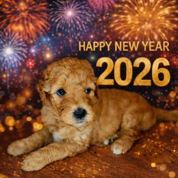 Toffee - Apricot female Goldendoodle puppy in Houston, Texas from Golden Life Doodles