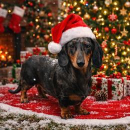 Apollo - Black and tan male Dachshund puppy in Lincoln, Arkansas from Red Dirt Dachshunds