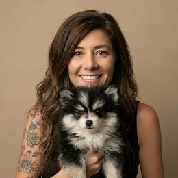 Oakley - Black and white female Pomsky puppy in Nehalem, Oregon from Nehalem Pomskies