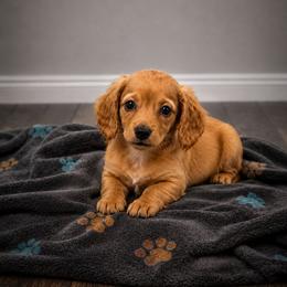 SULLY - Red male Dachshund puppy in Greenfield, Ohio from Buck Run Creek Dachshunds