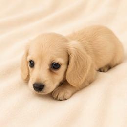 Dude - Cream male Dachshund puppy in Sebring, Florida from Mini Weenies