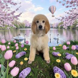 Legal - Apricot male Poodle puppy in Port Orange, Florida from Daytona’s Standard Poodles