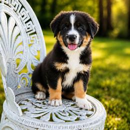 Patriot - Black tri-color male Australian Shepherd puppy in Silex, Missouri from Small Town Aussies