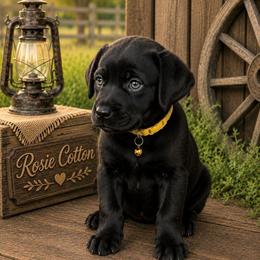 Rosie Cotton - Black female Great Dane puppy in Citra, Florida from AEW Farm
