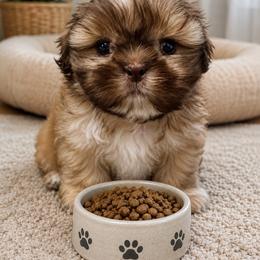 Brownie - Liver male Shih Tzu puppy in Gig Harbor, Washington from Shih Tzu snuggles