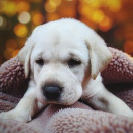 Fezzik Orange Collar - Yellow male Labrador Retriever puppy in Cocoa, Florida from Harrison's Lakeside Labradors LLC