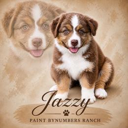 Jazzy - Red tri-color female Australian Shepherd puppy in Magee, Mississippi from Paint ByNumbers Ranch