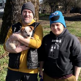 L62-01 - Red speckled male Australian Cattle Dog puppy in Sheridan, Oregon from 6pk Cattledogs