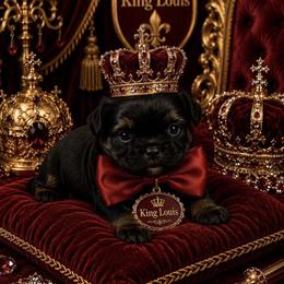 King Louis - Black and tan male Shih Tzu puppy in Columbia, Kentucky from Lisa Bandy Luxe Shih Tzu