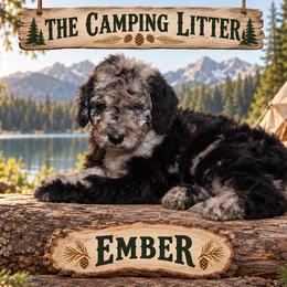 Ember - Merle male Goldendoodle puppy in Westminster, South Carolina from Goldendoodlepuppiessc